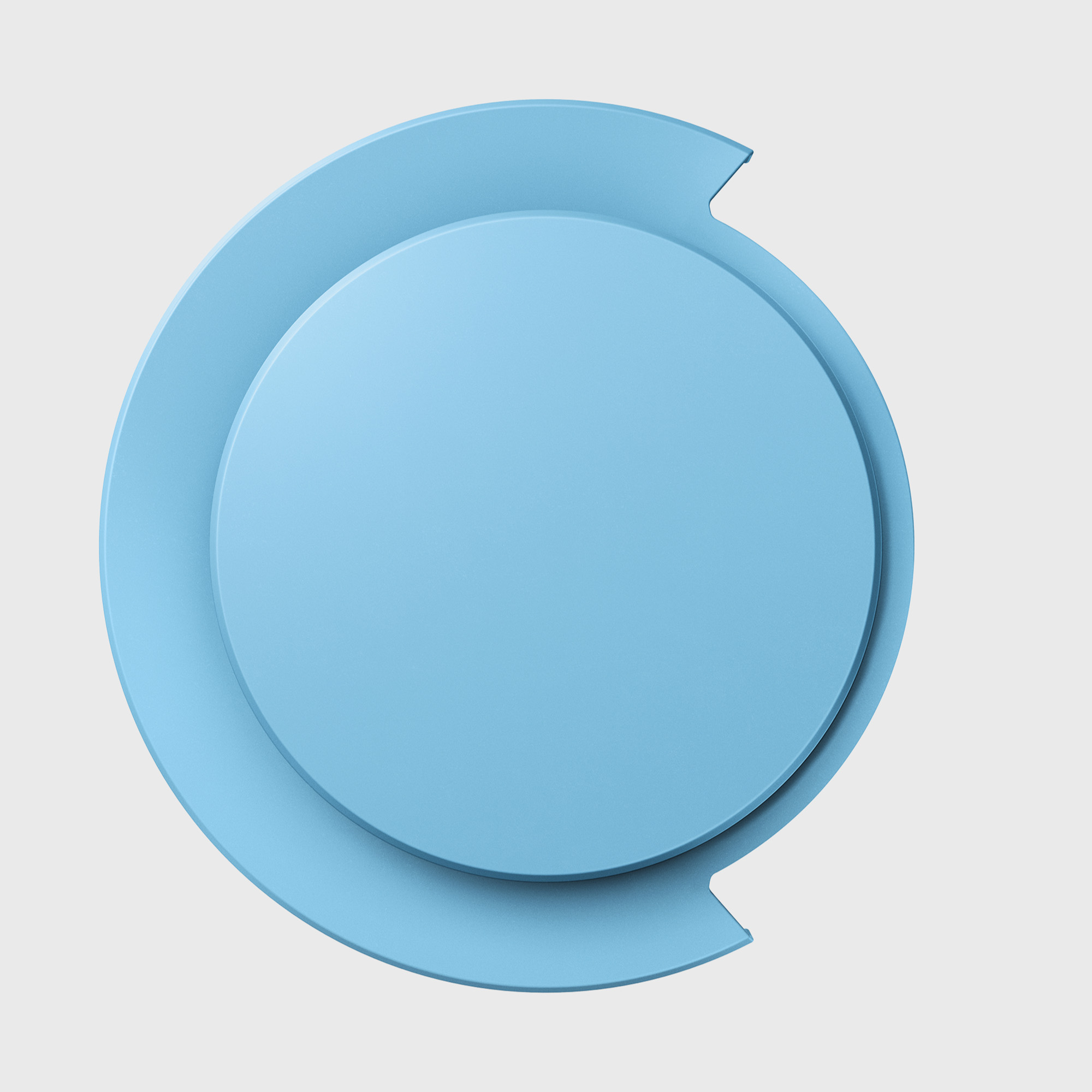 Mężczyzna z czarnymi włosami i niebieskimi oczami patrzy przed siebie.