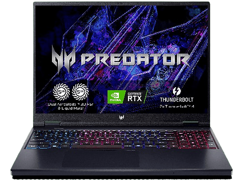 REACONDICIONADO Seminuevo Muy bueno Portátil gaming - Acer Predator Helios Neo 16 PHN16-72-71KX, 16" WQXGA, Intel® Core™ i7-14700HX, 32GB RAM, 1TB SSD