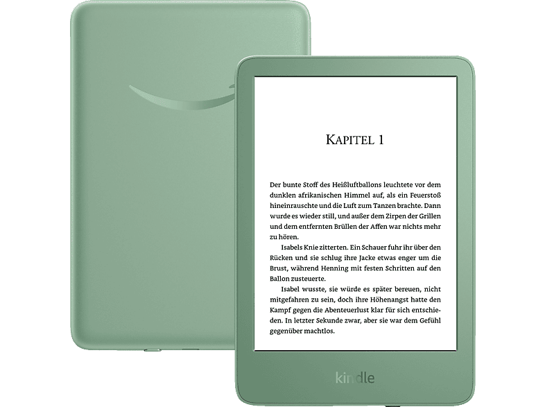KINDLE - Der neue Kindle (2024), mit Werbung, 16 GB E-Book-Reader Matcha