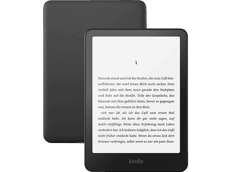 KINDLE – Der neue Kindle Paperwhite (2024), 7-Zoll Display, mit Werbung, 16 GB E-Book-Reader Black