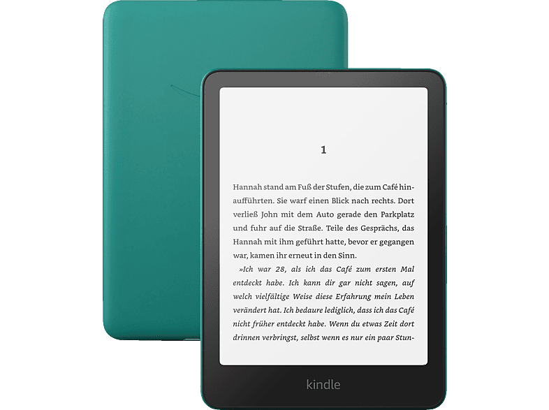KINDLE – Der neue Kindle Paperwhite (2024), 7-Zoll Display, mit Werbung, 16 GB E-Book-Reader Jade