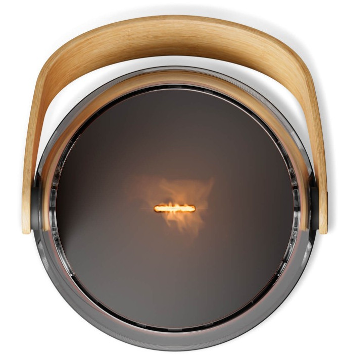 Czarna mysz z kablem do ładowania i odbiornikiem USB na czarnym tle.