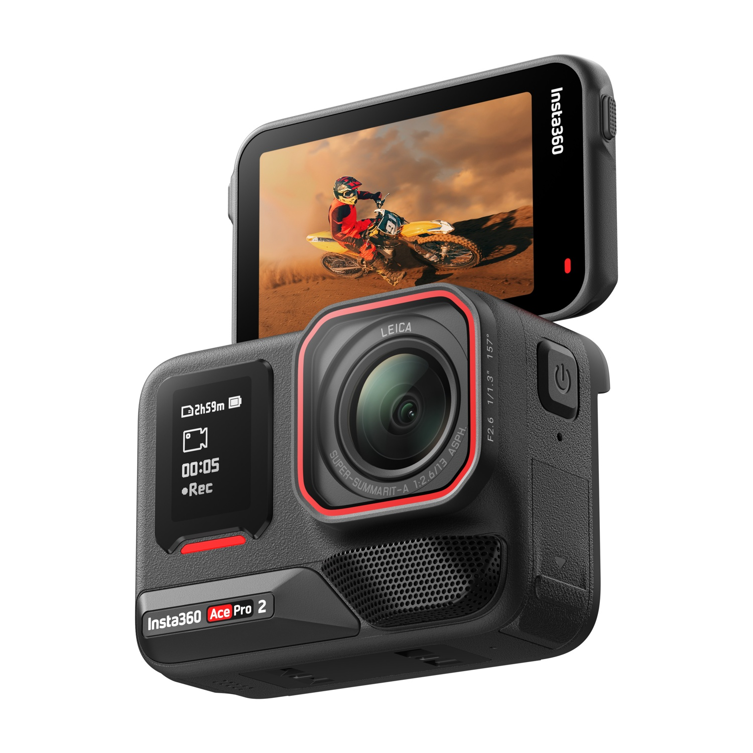 Insta360 AcePro 2 Action Cam 8K Dual Battery, Leica