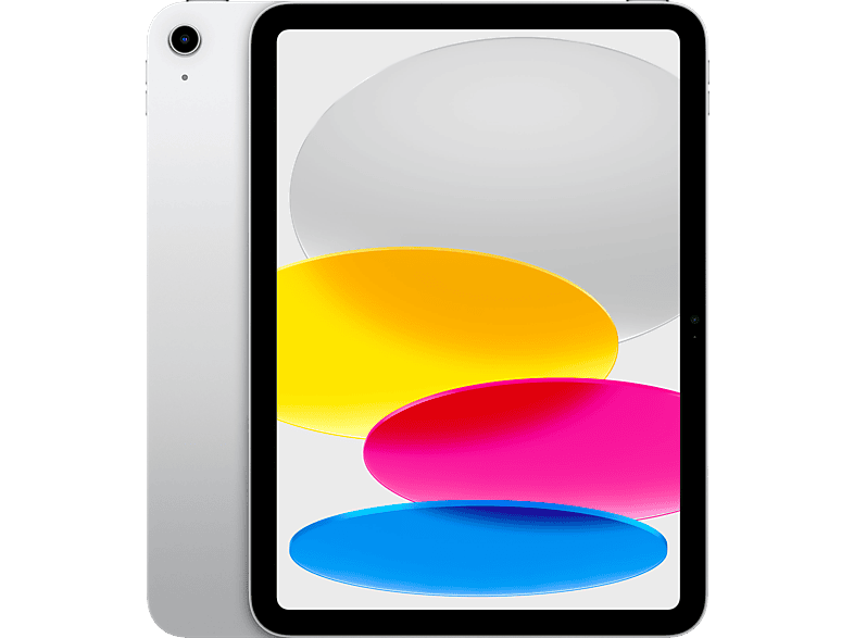 Apple iPad (2022 10ªgen), 64 GB, Plata, WiFi, 10.9", Retina, Chip A14 Bionic, iPadOS 18, Cable de carga USB‑C, Sin Adaptador corriente