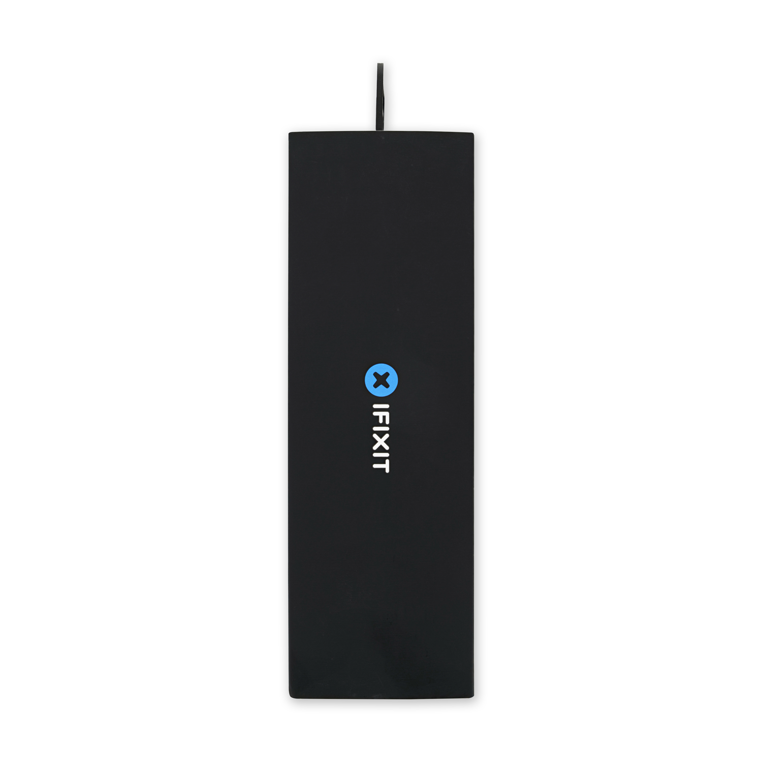 Black iFixit tool. The logo is blue. The tool is on a white background.