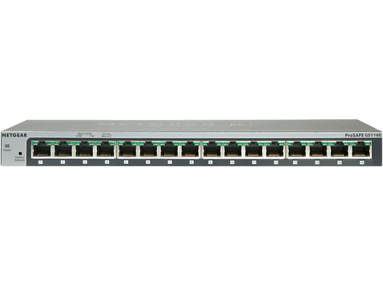 Netgear Switch Prosafe Unmanaged 16-port Grijs (gs116ge)