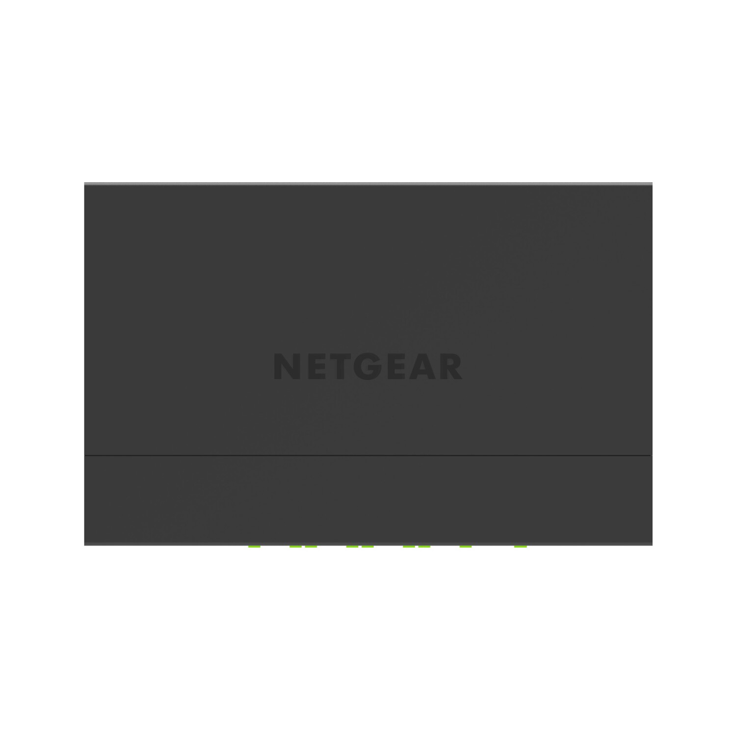 A black NETGEAR device with the brand name on top.
