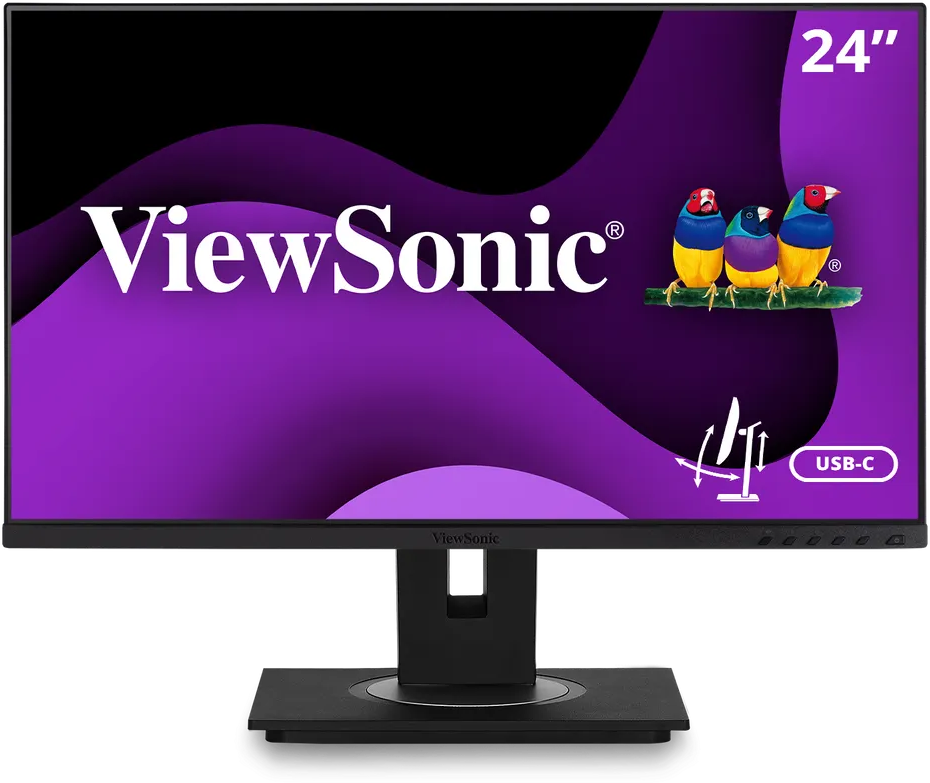 VIEWSONIC VG2456 24'' Sík FullHD 60 Hz 16:9 IPS LED Monitor