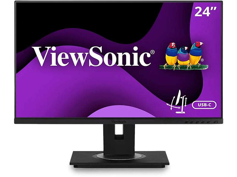 VIEWSONIC VG2456 24'' Sík FullHD 60 Hz 16:9 IPS LED Monitor