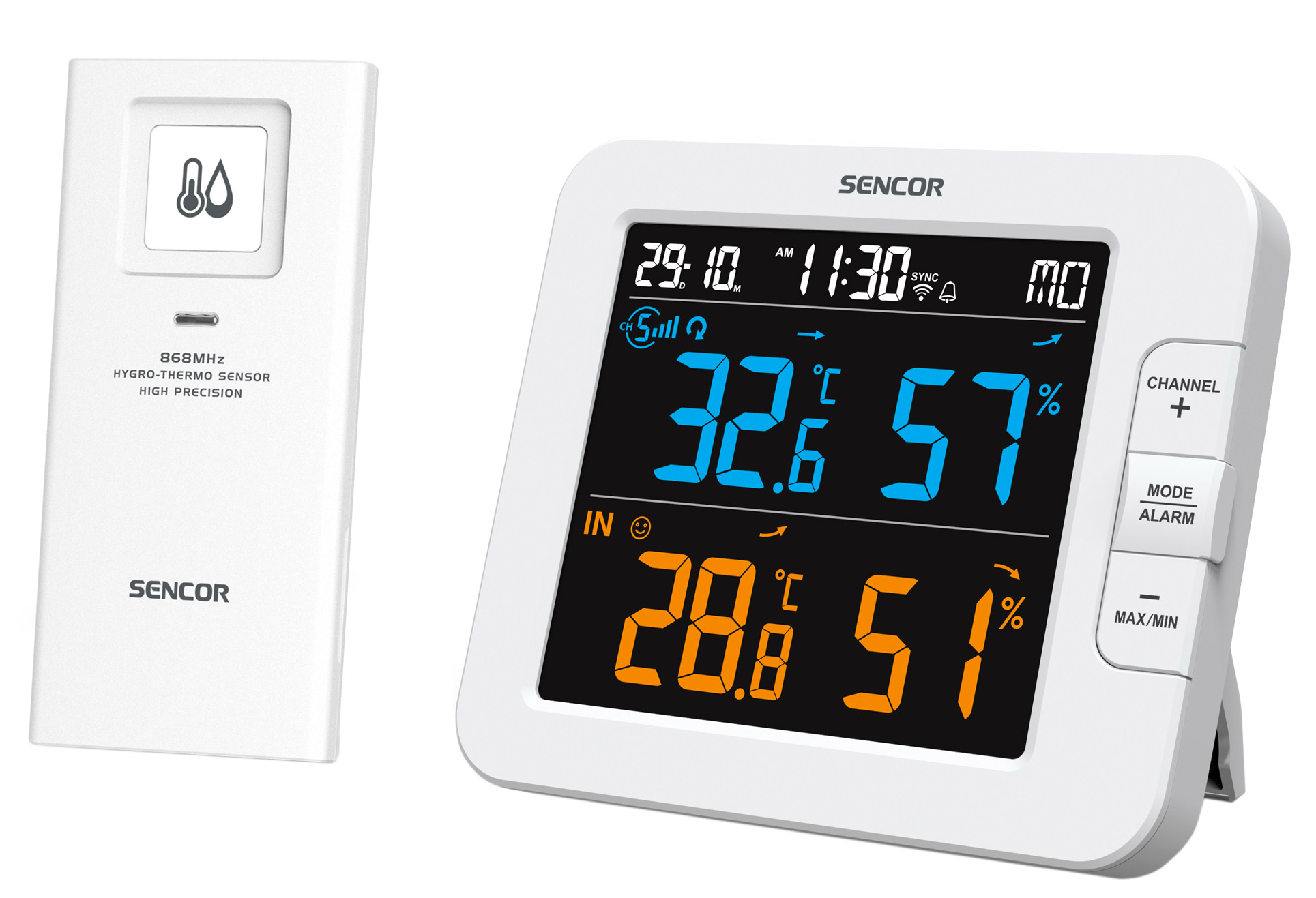 SENCOR SWS 8600 SH okos időjárás állomás, fehér