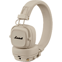 MediaMarkt MARSHALL Major V 401111 Crème Draadloze hoofdtelefoon Wit aanbieding