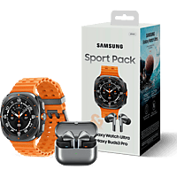 MediaMarkt SAMSUNG SPORT PACK Galaxy Watch Ultra & Buds3 Pro Zilver aanbieding