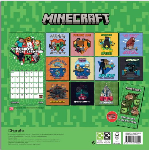 Minecraft Kalender 2025 | MediaMarkt