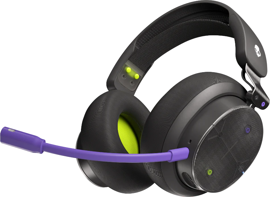 SKULLCANDY PLYR vezeték nélküli fejhallgató mikrofonnal, Bluetooth, 2,4GHZ, fekete (S6PPY-S963)