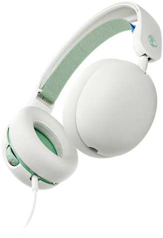 SKULLCANDY GROM gyerek vezetékes fejhallgató, szürke-zöld (S6KAY-R952)