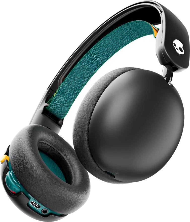 SKULLCANDY GROM Kids vezeték nélküli fejhallgató mikrofonnal, fekete (S6KBW-R740)