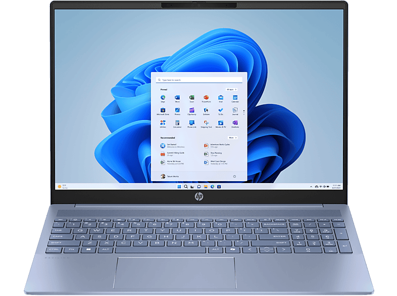 Portátil - HP Pavilion 16-af0011ns, 16 " 2K, Intel® Core™ Ultra 7-155U, 16GB RAM, 1TB SSD, Gráficos Intel Arc™, Windows 11 H, Celeste