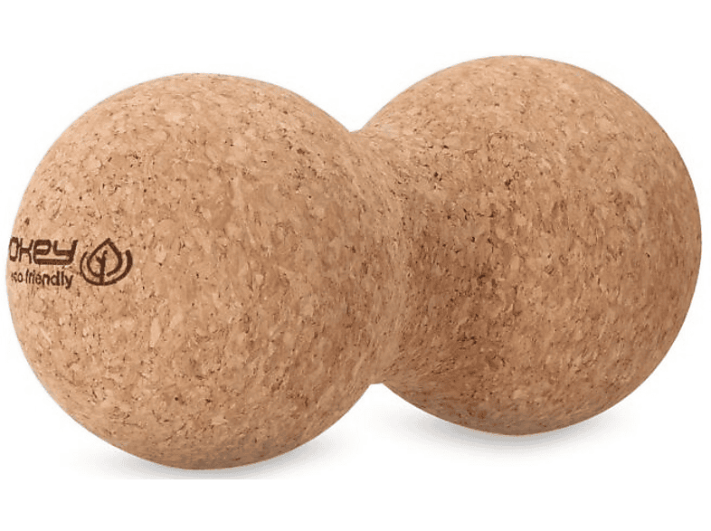 Piłka do masażu SPOKEY Oak Brązowy (16 cm) – zdjęcie 2