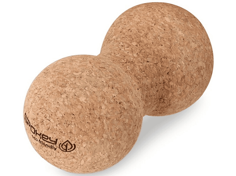 Piłka do masażu SPOKEY Oak Brązowy (16 cm) – zdjęcie 3