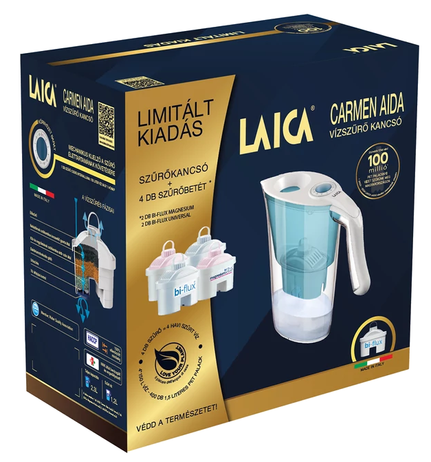 LAICA Vízszűrő limitált szett+4 szűrő
