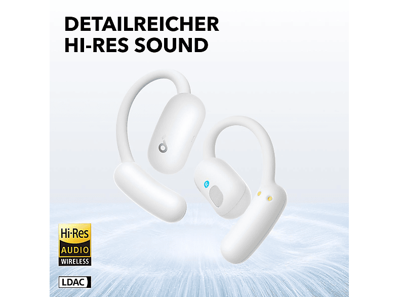 Anker Soundcore AeroFit 2 Kabellose Open-Ear Earbuds mit anpassbarem Halt, Weiß; Bluetooth Kopfhörer — Foto 4 von 5