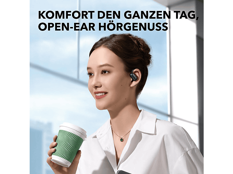 Anker Soundcore AeroFit 2 Kabellose Open-Ear Earbuds mit anpassbarem Halt, Blau; Bluetooth Kopfhörer — Foto 2 von 5