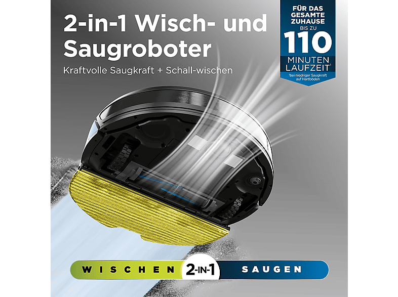 SHARK RV2620WDEU Matrix Plus 2in1 Saugroboter