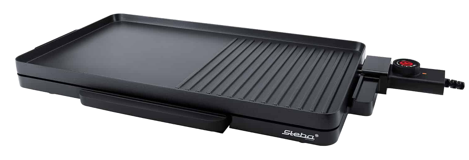 STEBA VG30 Asztali grill lapos kivitel, osztott felület, hőfokszabályzóval
