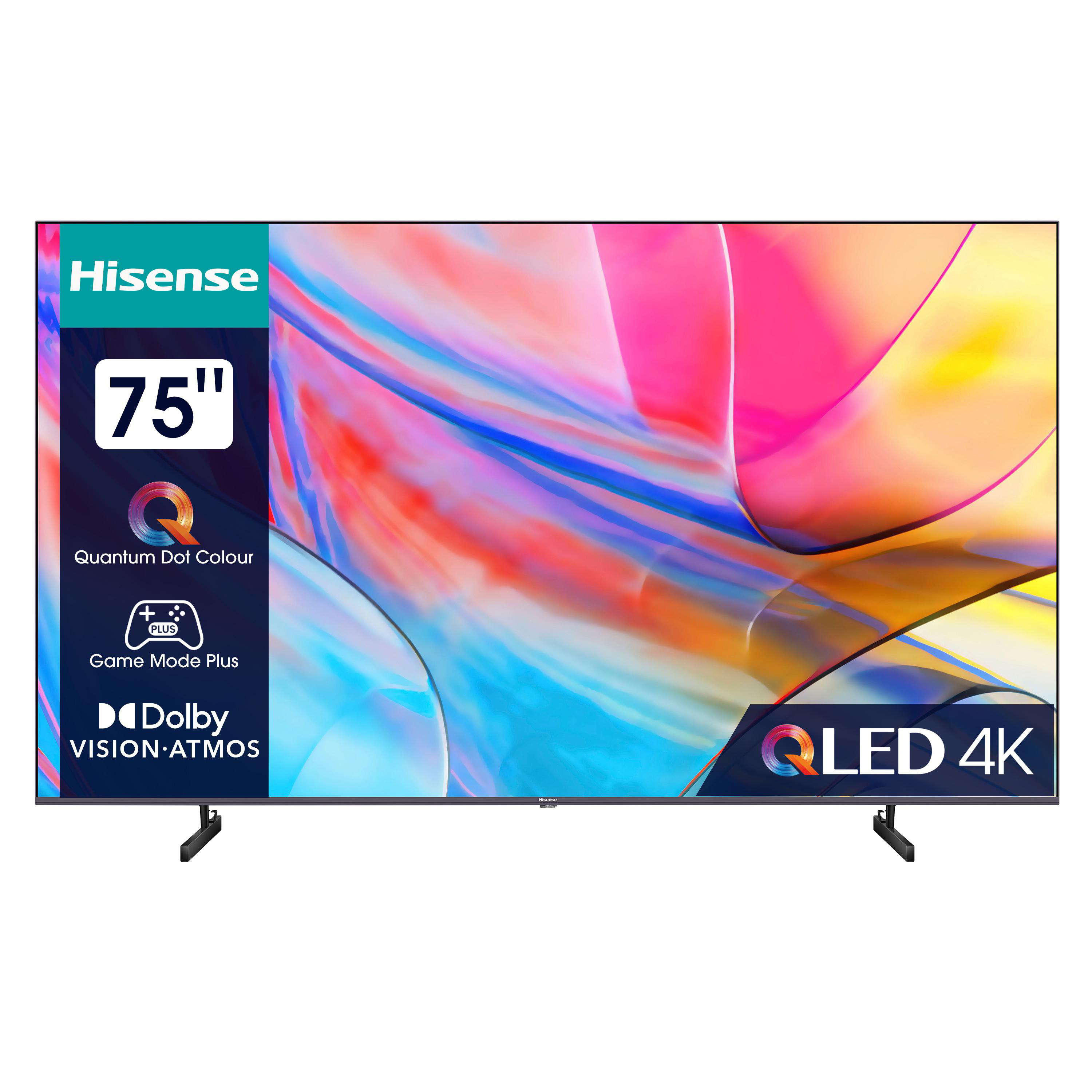 HISENSE 75A7KQ QLED TV (Flat, 75 Zoll / 189 cm, QLED 4K, SMART TV, VIDAA U)