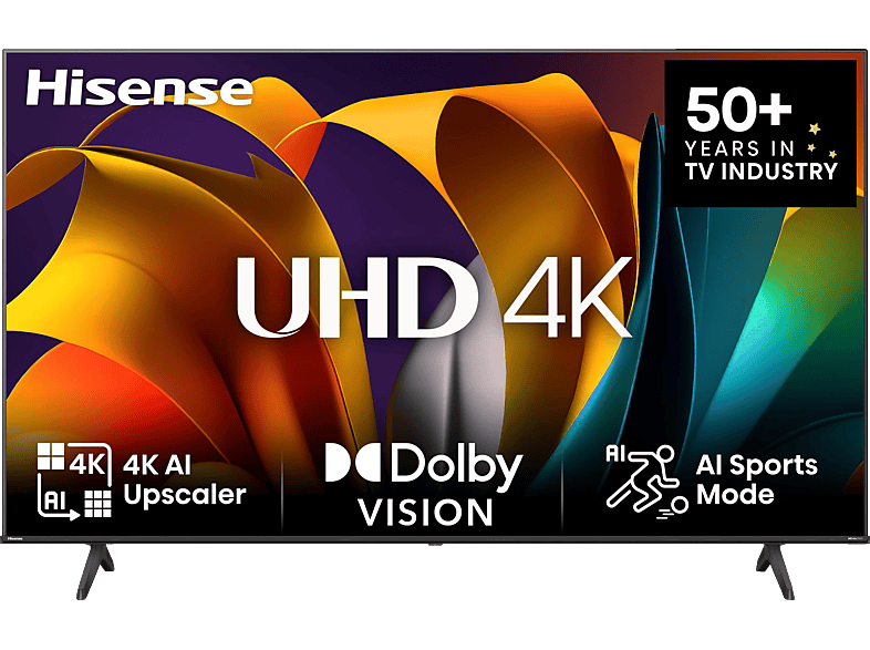 HISENSE 55A6N LED TV (Flat, 55 Zoll / 139 cm, UHD 4K, SMART TV)