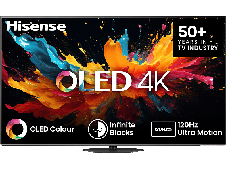 HISENSE 55 A 85 N OLED-TV (Flat, Zoll / 139 cm, UHD 4K, SMART TV)