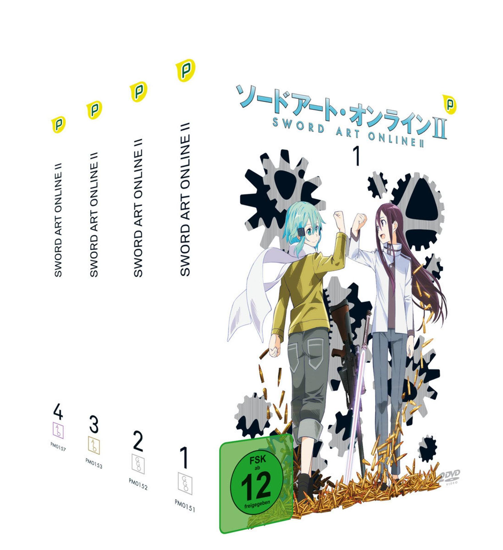 DVD-Boxset eines japanischen Animes mit zwei Charakteren und einer Sammlung von Covern mit Nummern.