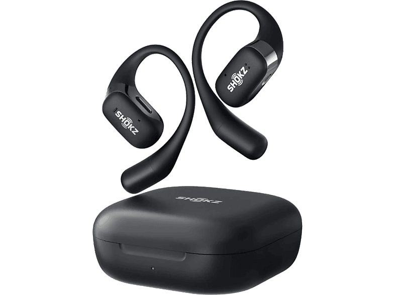 Shokz OpenFit, Intraurales, Bluetooth, 28h Autonomía, Negro
