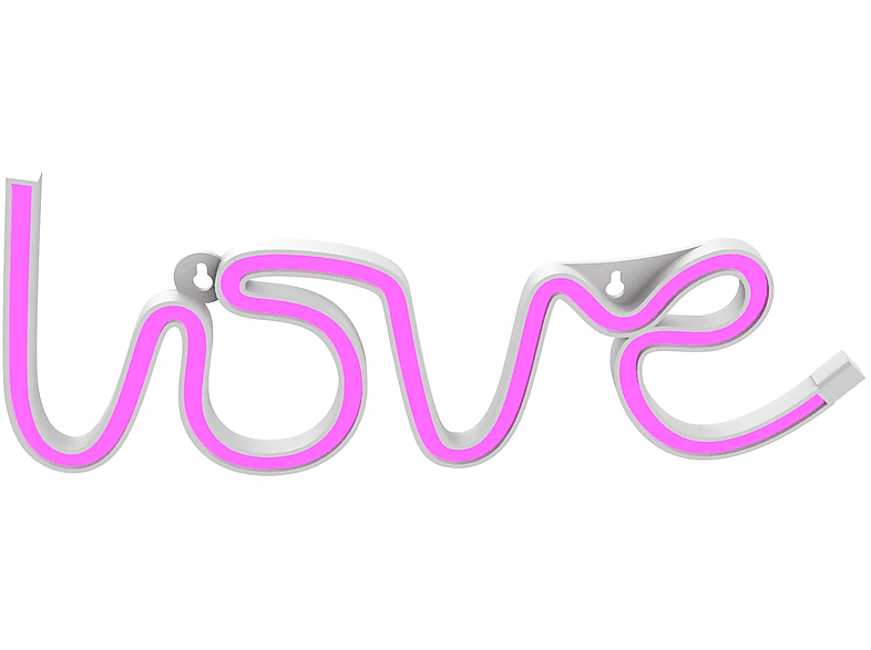 Luce A LED Muitomas Neon Wall Lamp Love, Rosa