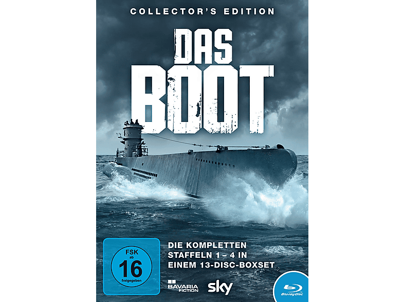 Das Boot - Die kompetten Staffeln 1-4 Blu-ray (FSK: 16)