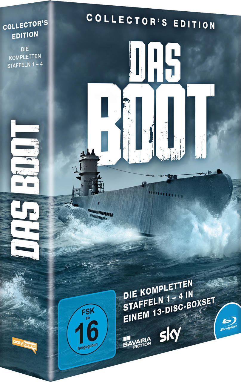 Das Boot Collector's Edition DVD-Box-Set. Enthält ein U-Boot-Bild auf dem Cover.