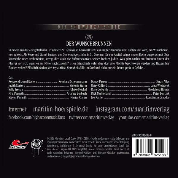 Buchcover. Text auf Deutsch. Titel: Der Wunschbrunnen.