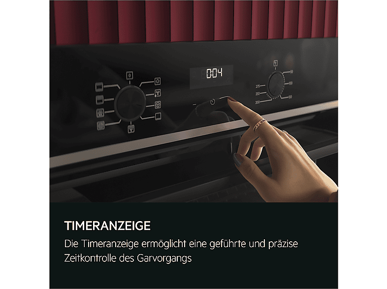 Thumbnail - AEG OU5AB20ZSM, Einbaubackofen (Einbaugerät, 72 l, 594 mm breit), Serie 5000 mit SurroundCook®