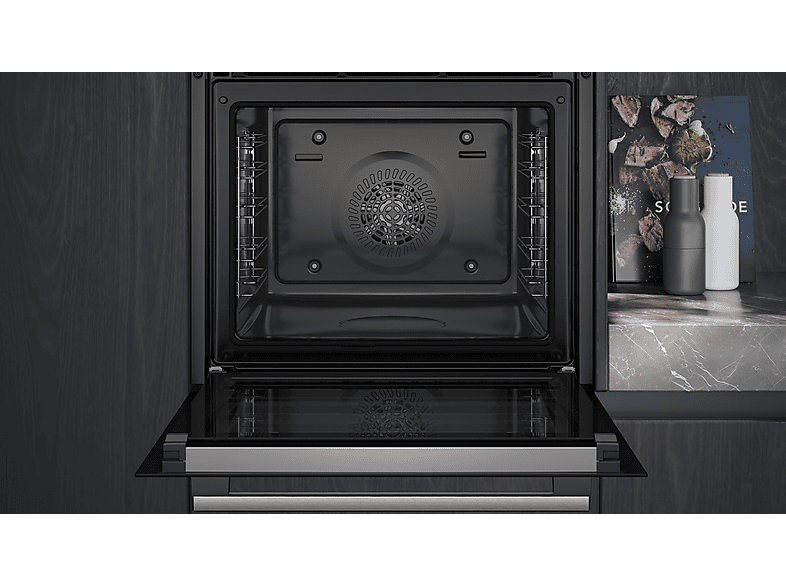 SIEMENS HB572ABS3, Einbaubackofen (Einbaugerät, 71 l, 594 mm breit), iQ300