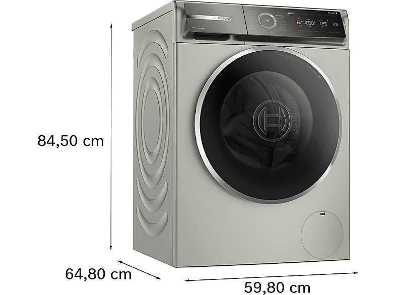 Bosch WGB2560X1 Serie 8 Waschmaschine (10 kg, 1600 U/Min., A, Frontlader)