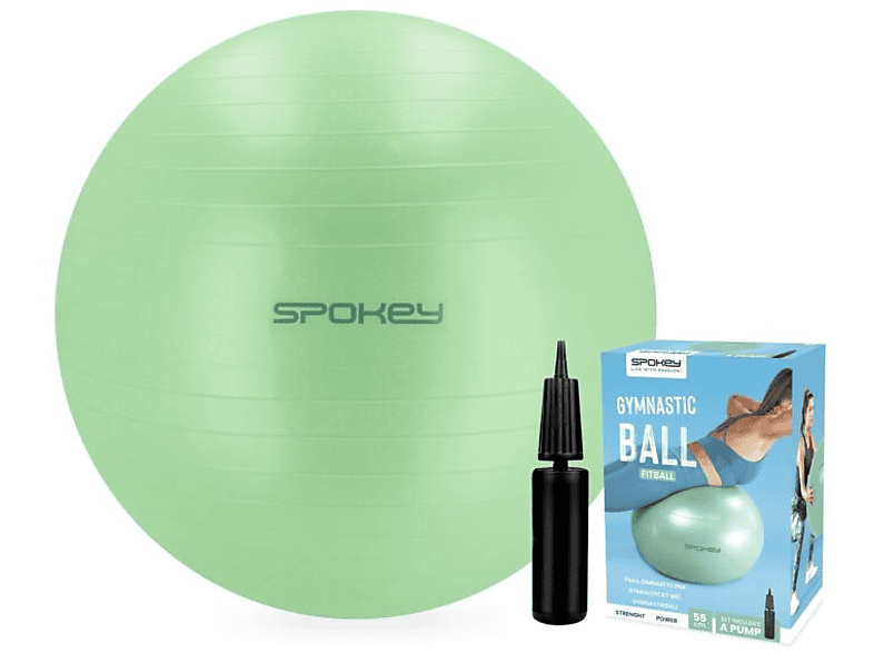 Piłka gimnastyczna SPOKEY Fitball Jasnozielony (55 cm)