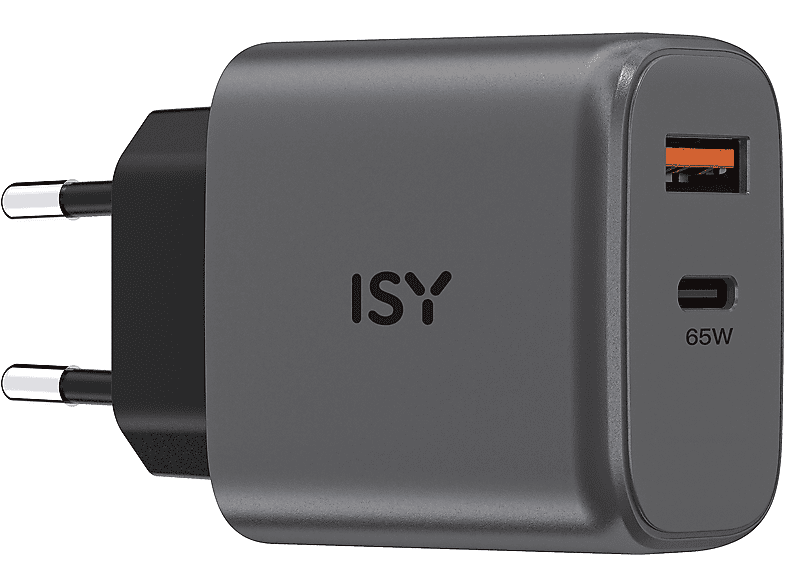 Thumbnail - ISY IWC-4065-GR GAN Ladegerät universal, Grau