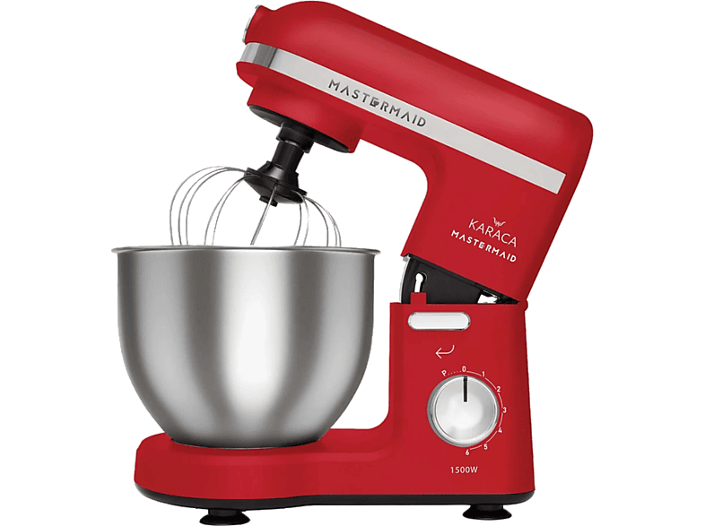 KARACA Mastermaid Chef 1500W 5 L Standlı Mikser Kırmızı