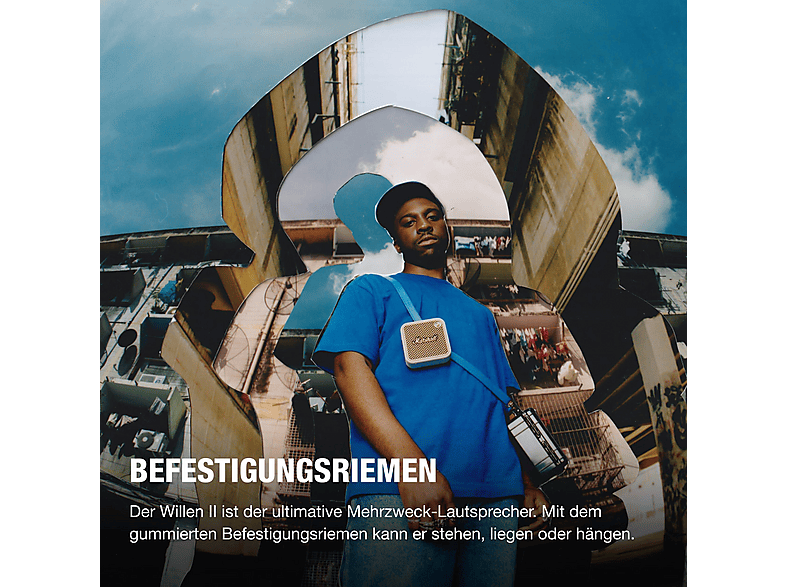 Marshall Willen II Bluetooth Lautsprecher, Cream — Foto 4 von 5