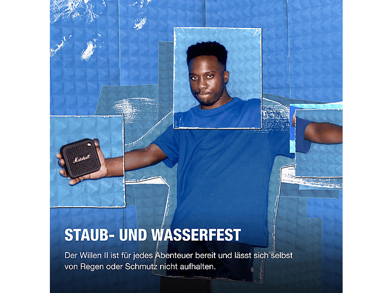 Marshall Willen II Bluetooth Lautsprecher, Black & Brass — Foto 3 von 5