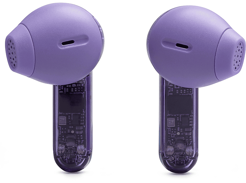 Thumbnail - JBL Tune Flex 2 Ghost Edition, In-ear Kopfhörer Bluetooth Transparent Lila
