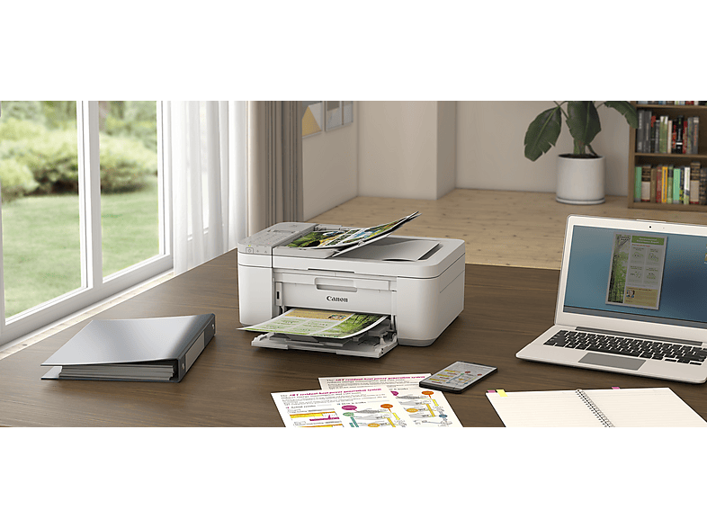 CANON Pixma TR4756i Multifunktionsdrucker, WLAN, Duplexeinheit (für beidseitigen Druck), A4, A5, Weiß — Foto 3 von 3