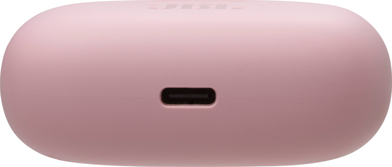 Rosa Ladecase mit USB-C-Anschluss, weißer Hintergrund.
