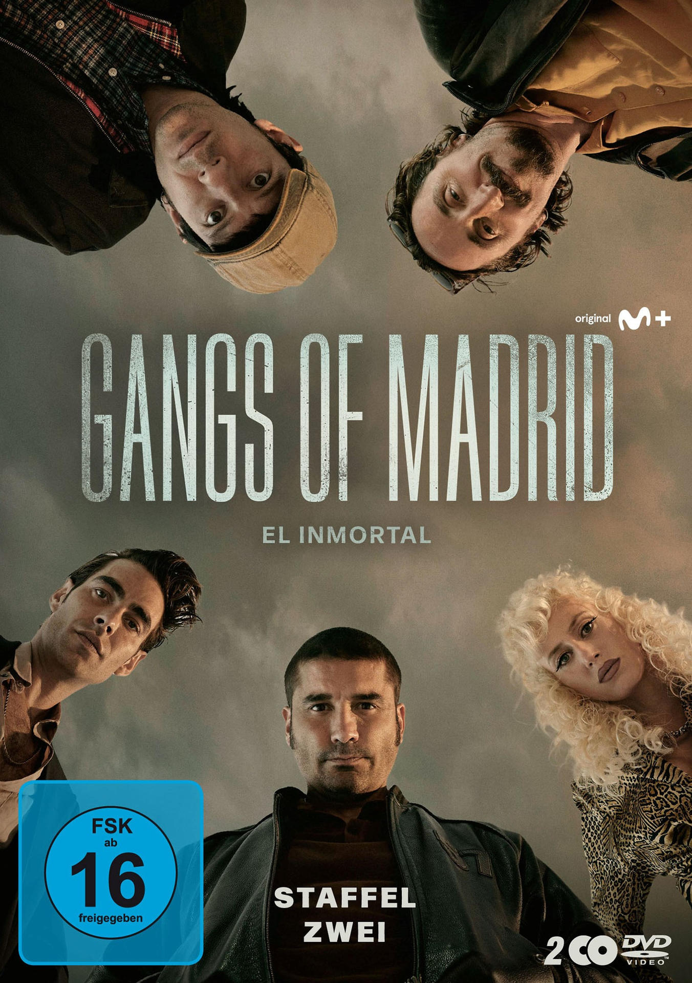DVD-Cover: Vier Personen schauen nach unten. Text: 'Gangs of Madrid'.