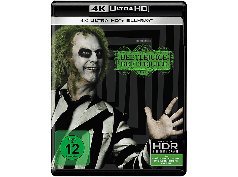 Beetlejuice Beetlejuice 4K Ultra HD Blu-ray + Blu-ray (FSK: 12)